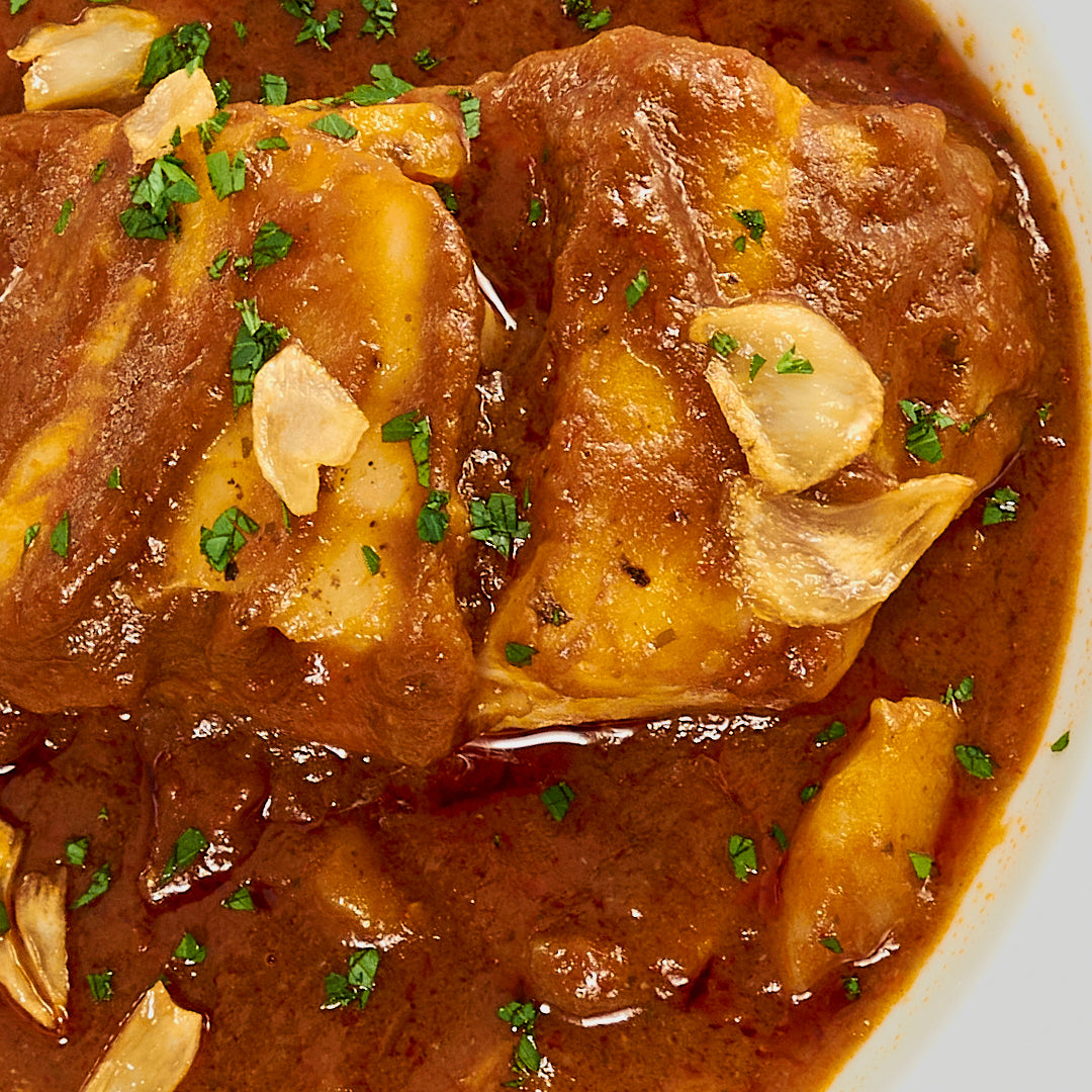 Bacalao a la vizcaína - ensupuntoadomicilio