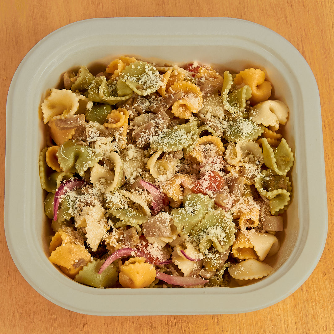 Ensalada de pasta y setas - ensupuntoadomicilio