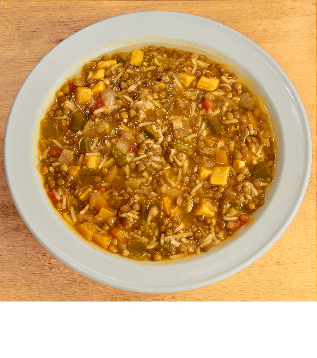 Lentejas con verduras - ensupuntoadomicilio