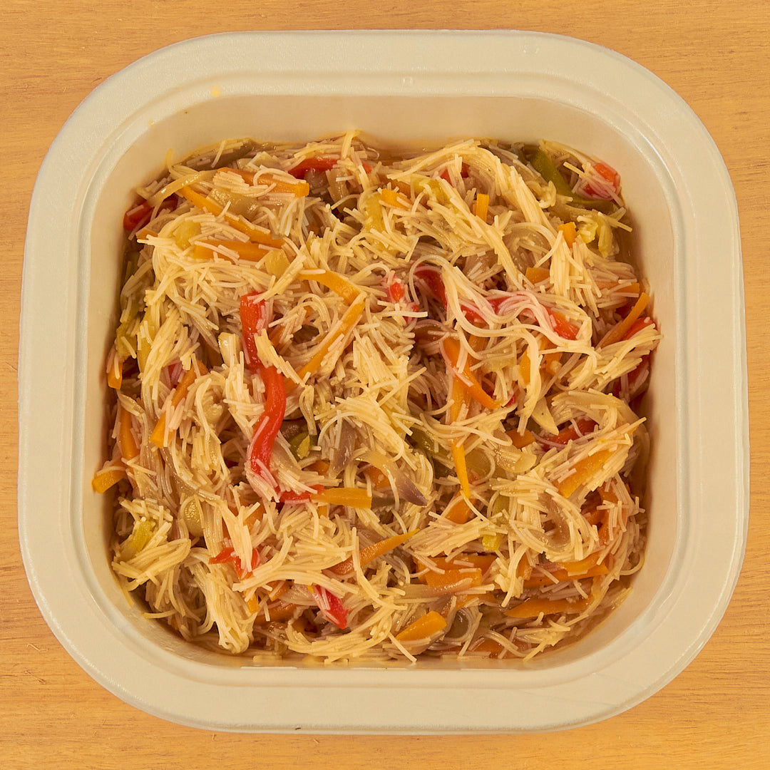 Noodles de arroz con verduras - ensupuntoadomicilio
