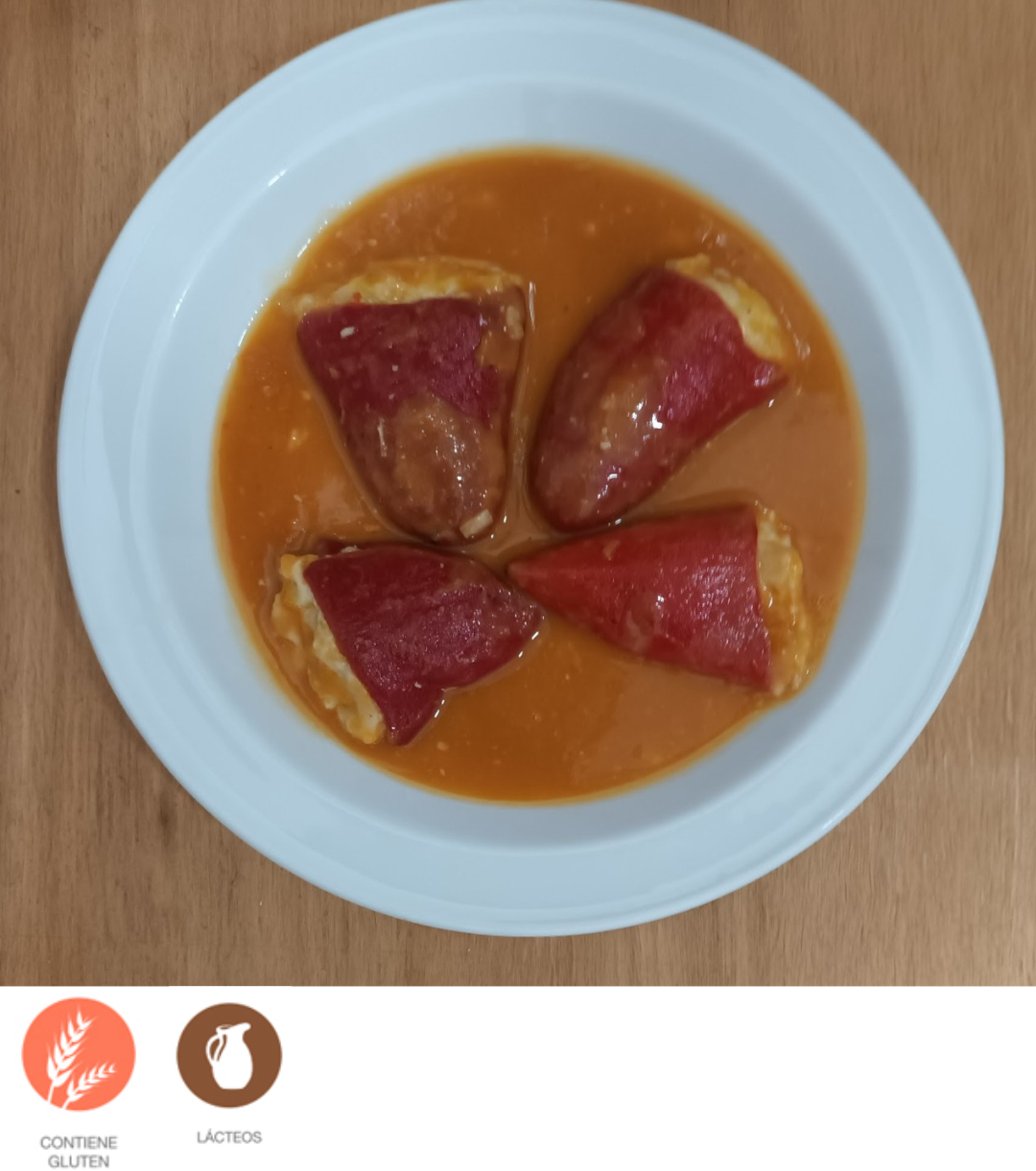 Piquillos de Lodosa rellenos de costilla de cerdo