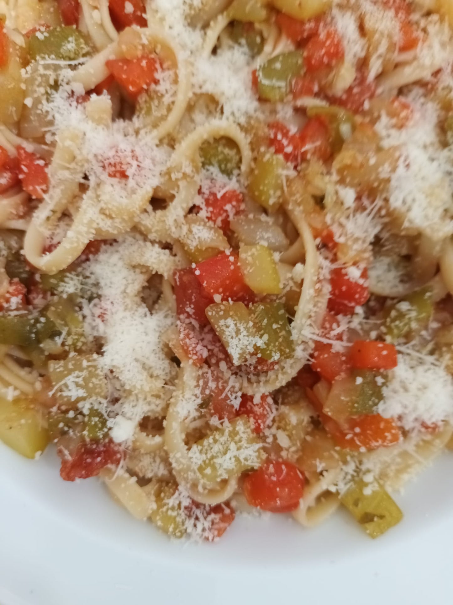 Tallarines a la napolitana