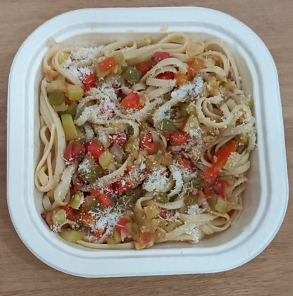 Tallarines a la napolitana