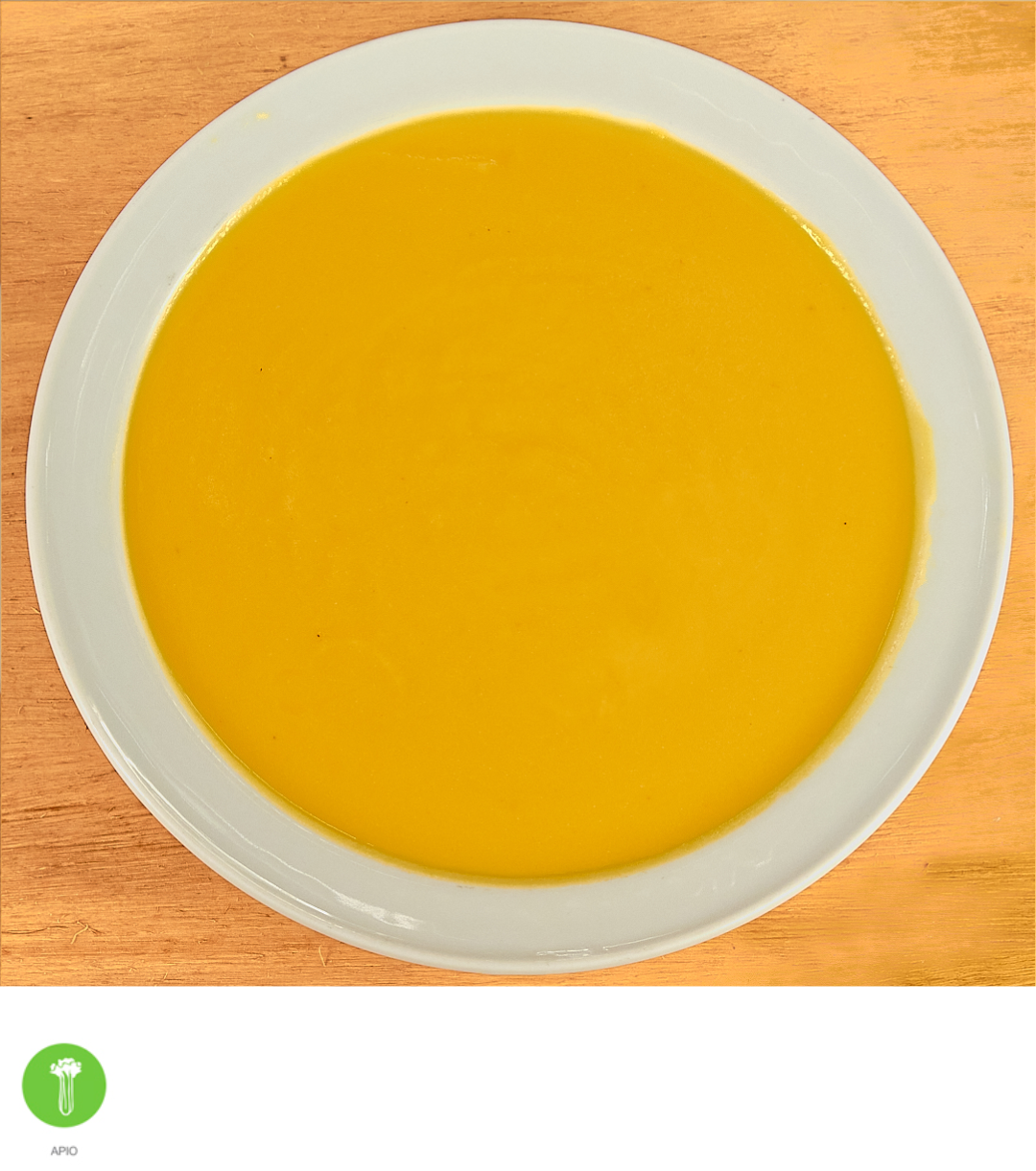 Crema de coliflor y zanahoria - ensupuntoadomicilio