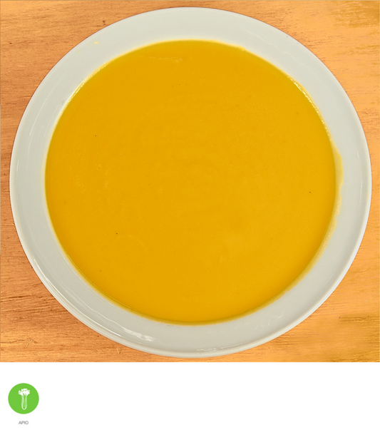 Crema de coliflor y zanahoria - ensupuntoadomicilio