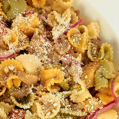 Ensalada de pasta y setas - ensupuntoadomicilio