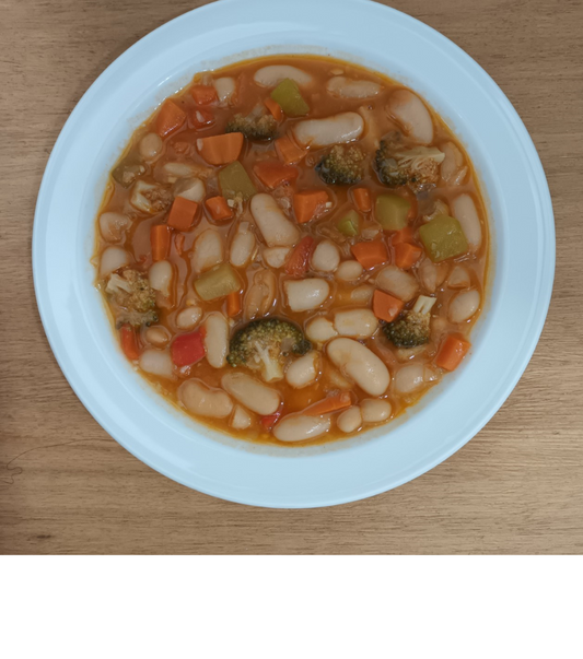 Fabes con verduras - ensupuntoadomicilio