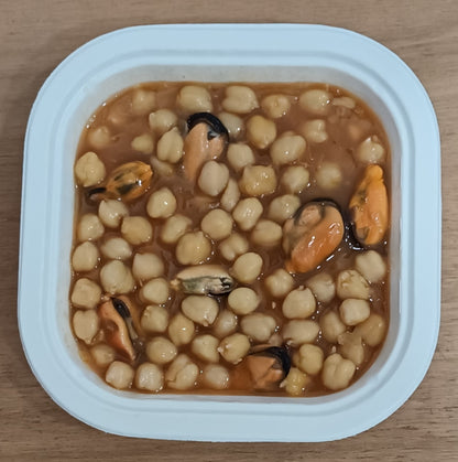 Garbanzos con mejillones - ensupuntoadomicilio