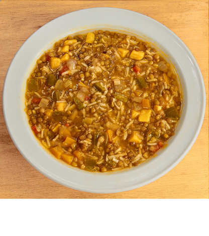 Lentejas con verduras - ensupuntoadomicilio