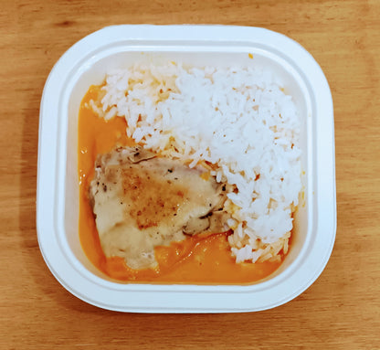Pollo a la naranja con arroz jazmín - ensupuntoadomicilio