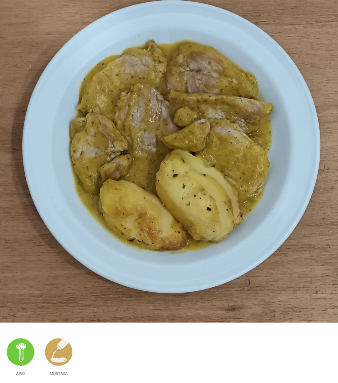 Solomillo de cerdo en salsa de limón y albahaca - ensupuntoadomicilio